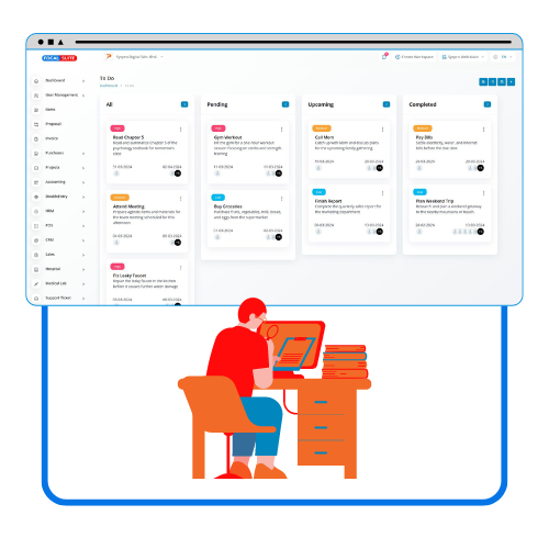 work-Efficient Task Management Made Simple