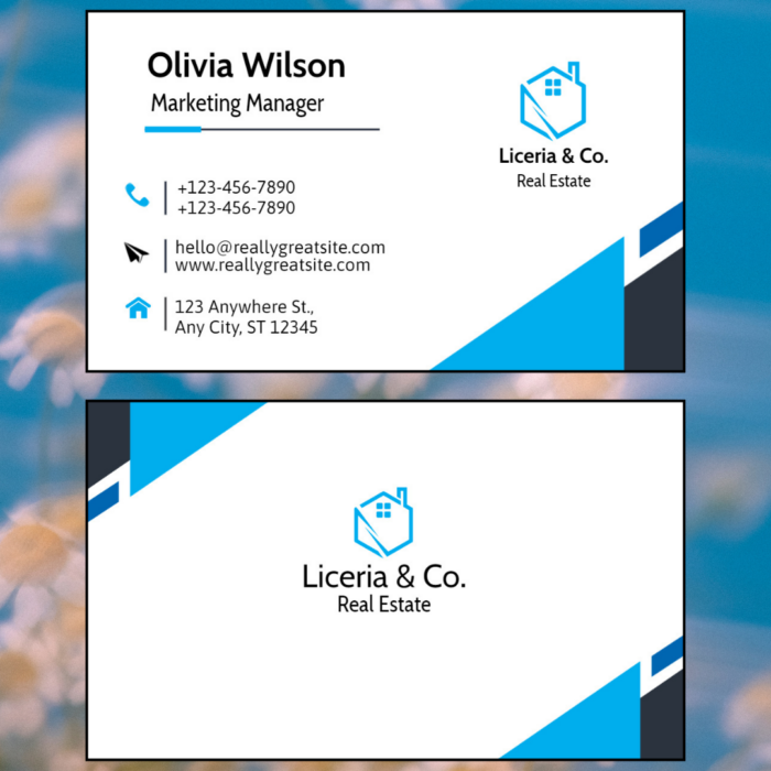 Azure Edge Business Card